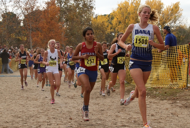 2009 CIF XC Girls D1-057.JPG - 2009 California CIF Cross Country Championships, Woodward Park, Fresno, California
